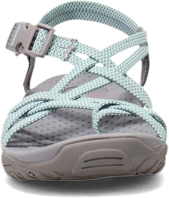imageSkechers Womens Reggae Stockholm SandalGrayAqua