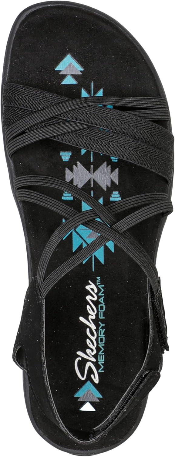 imageSkechers Womens Reggae Slim Takes Two SandalBlackBlack