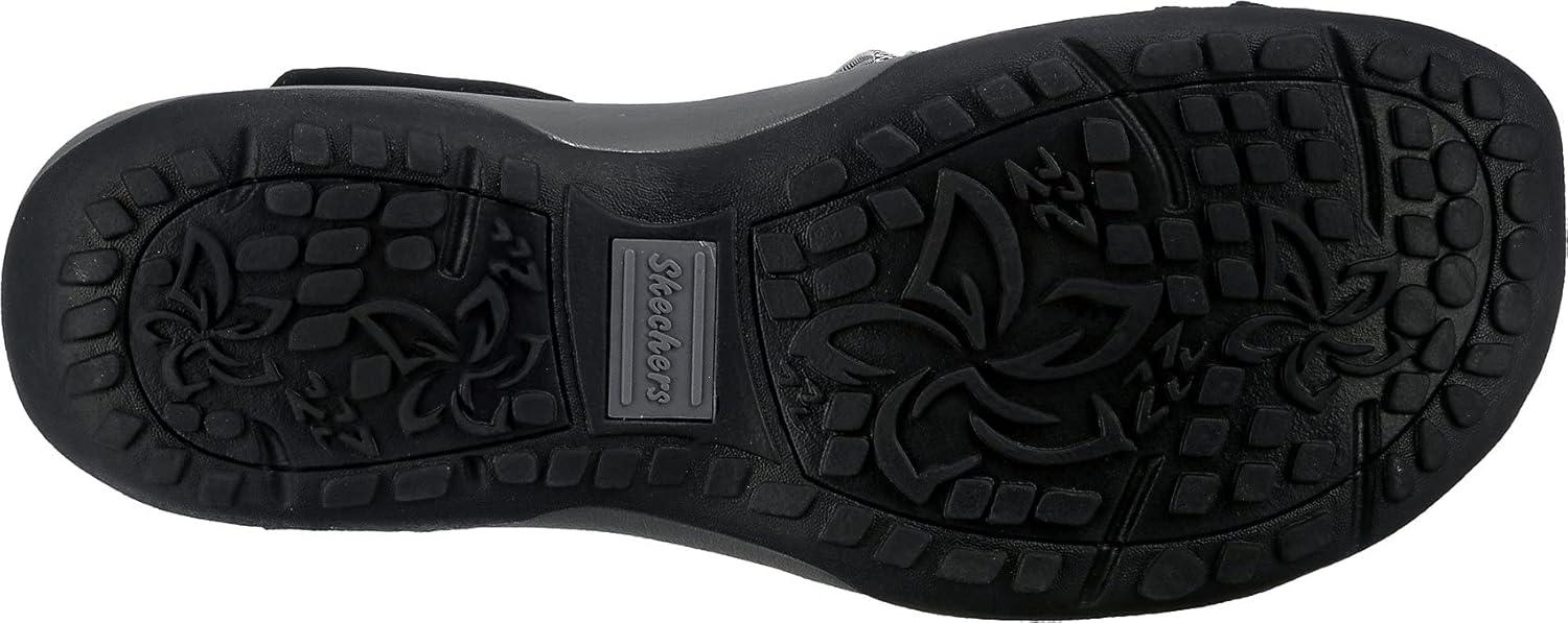 imageSkechers Womens Reggae Slim Takes Two SandalBlackCharcoal