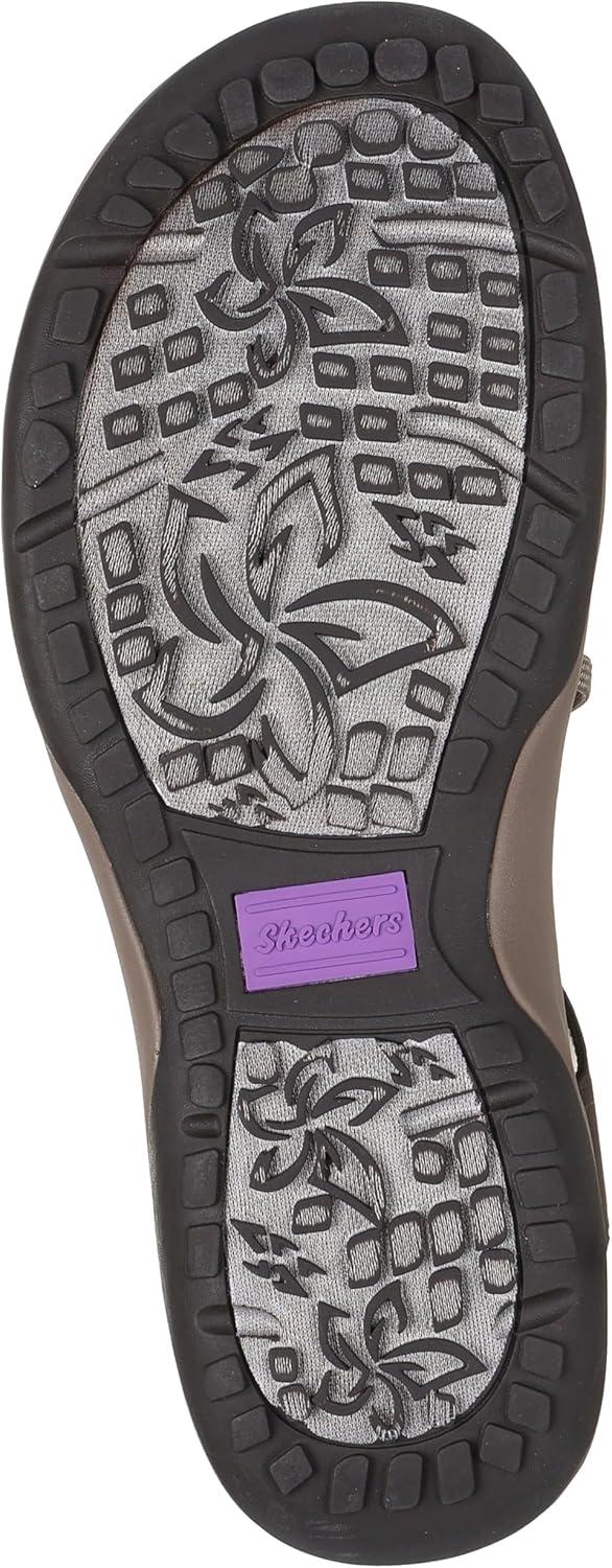 imageSkechers Womens Reggae Slim Takes Two SandalChocolate