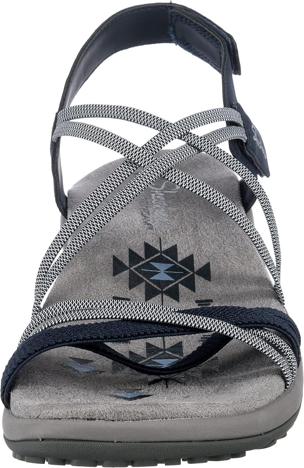 imageSkechers Womens Reggae Slim Takes Two SandalNavy