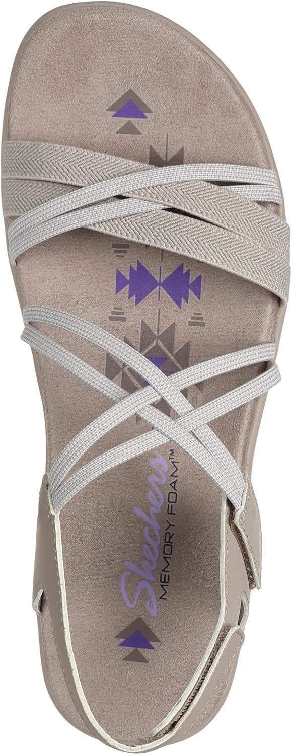 imageSkechers Womens Reggae Slim Takes Two SandalTaupe