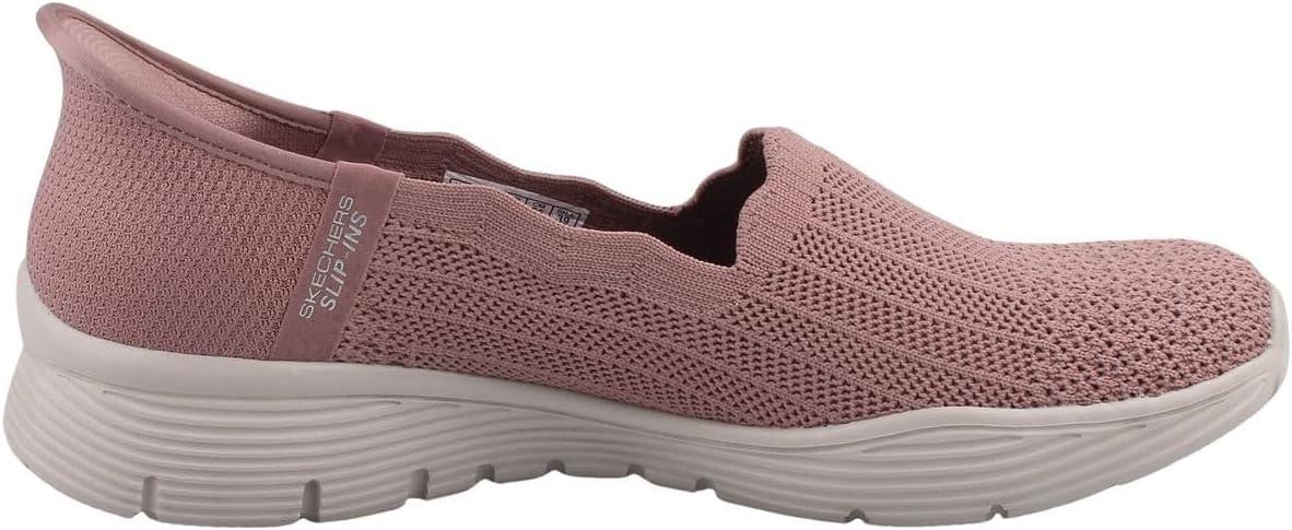 imageSkechers Womens Seager Believe It Hands Free SlipinsMauve Knit