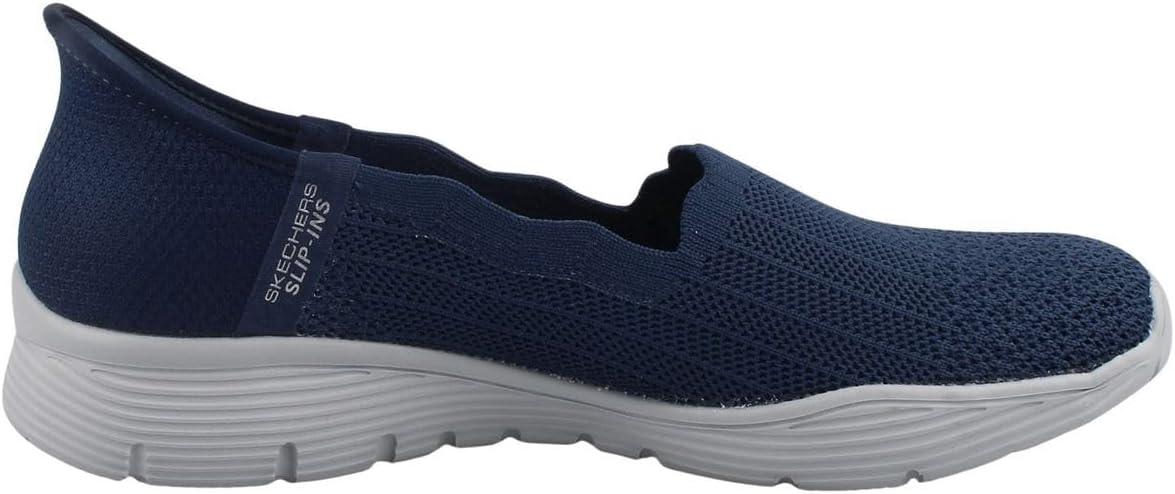 imageSkechers Womens Seager Believe It Hands Free SlipinsNavy Knit