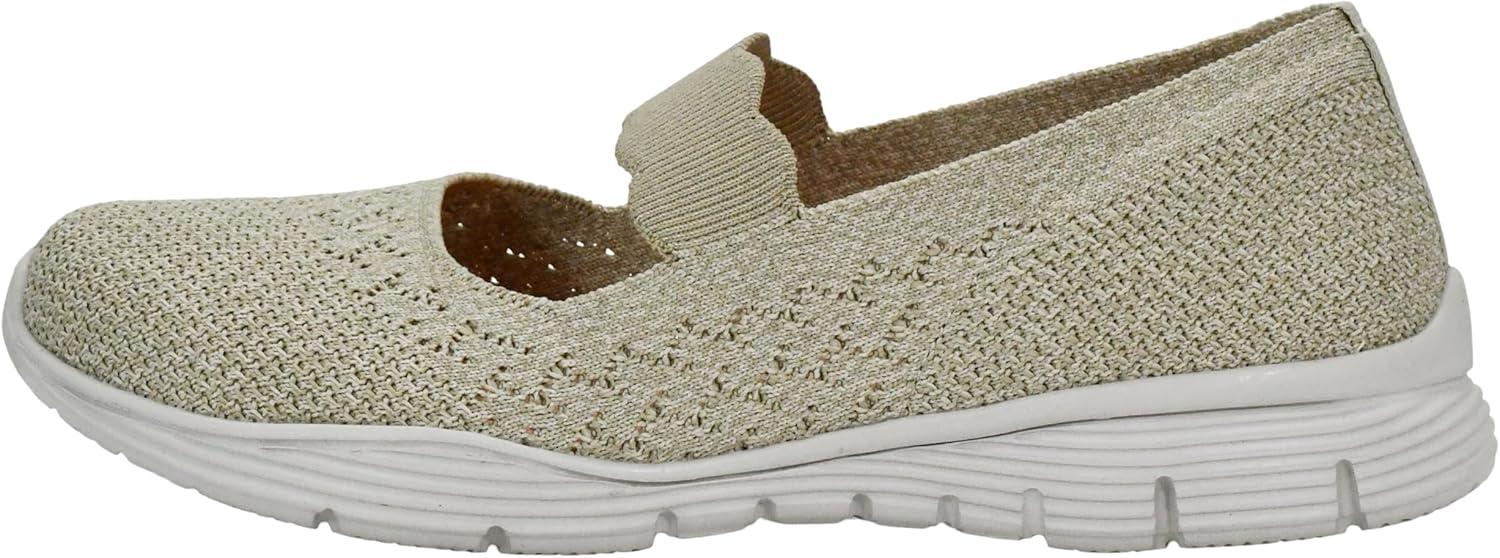 imageSkechers Womens Seager Power Hitter Engineered Knit Mary JaneNatural