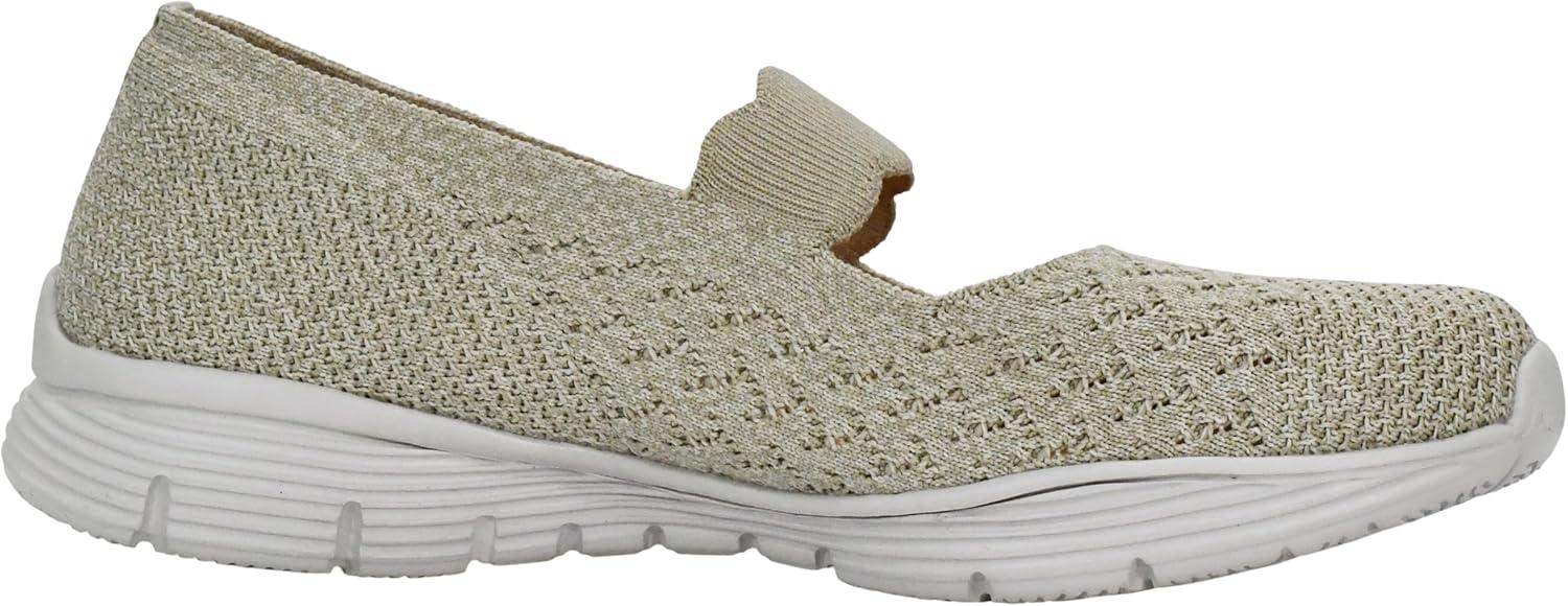 imageSkechers Womens Seager Power Hitter Engineered Knit Mary JaneNatural