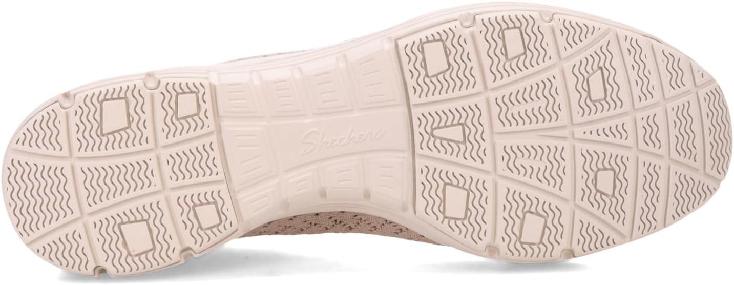 imageSkechers Womens Seager Stat Scalloped Collar Engineered SkechKnit Slipon Classic FitTaupe