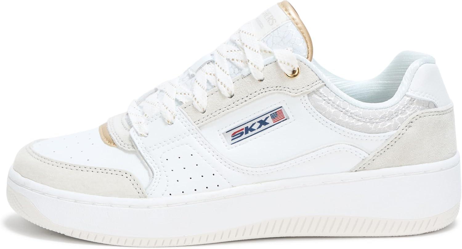 imageSkechers Womens Sport Court 20Metallic BreaWhiteGray