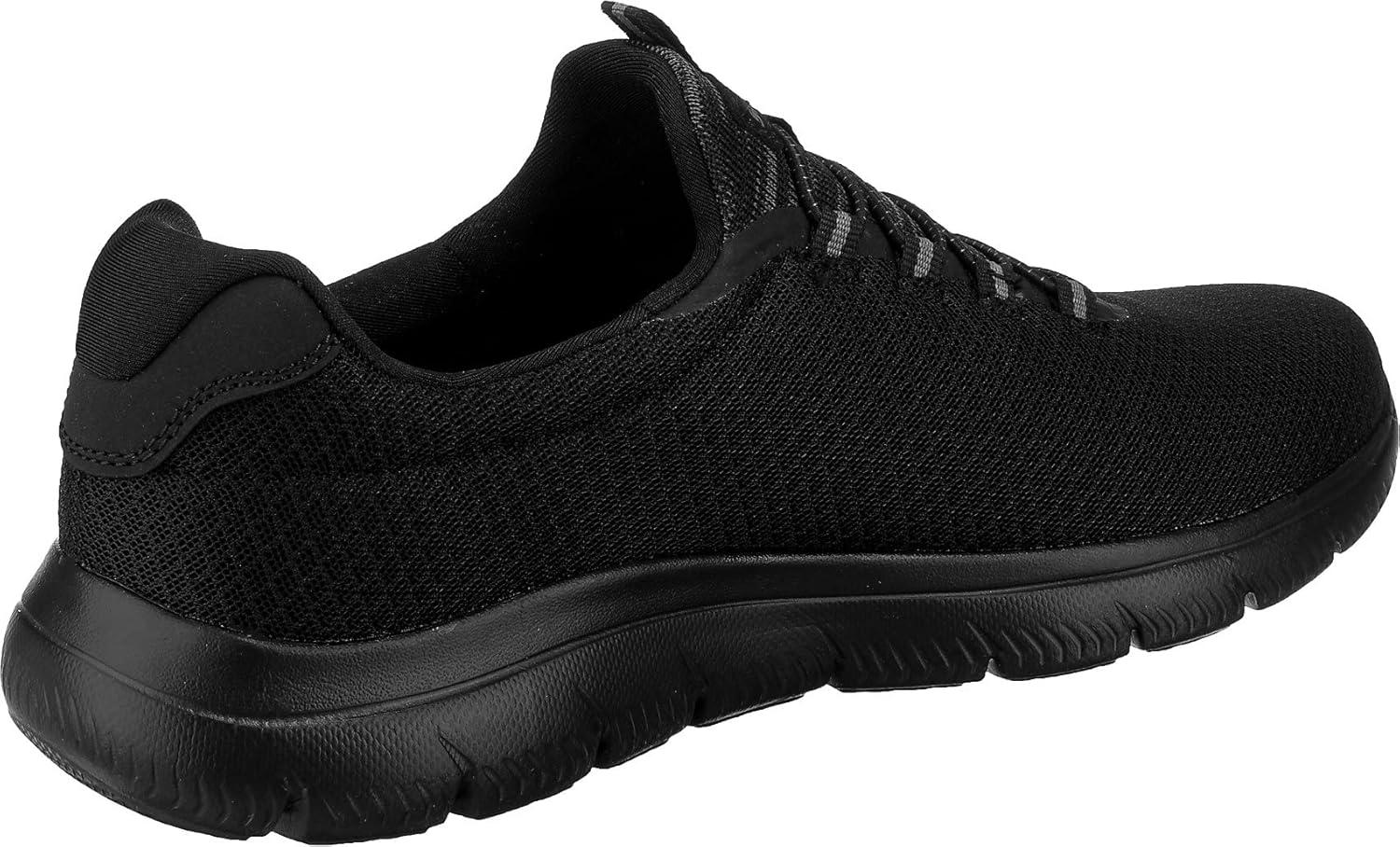 imageSkechers Womens Summits Quick Getaway SneakerBlack Mesh Trim