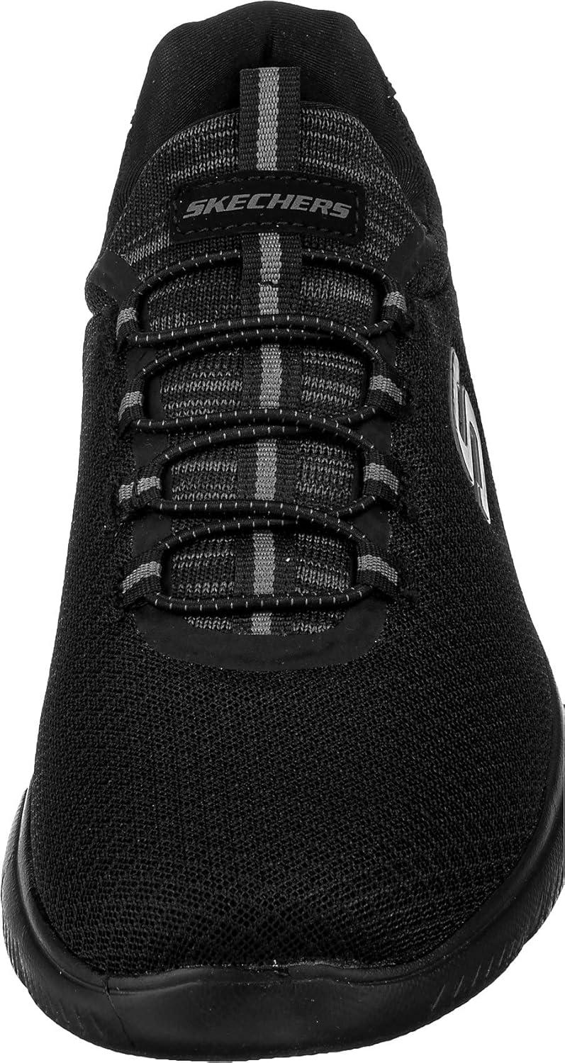 imageSkechers Womens Summits Quick Getaway SneakerBlack Mesh Trim