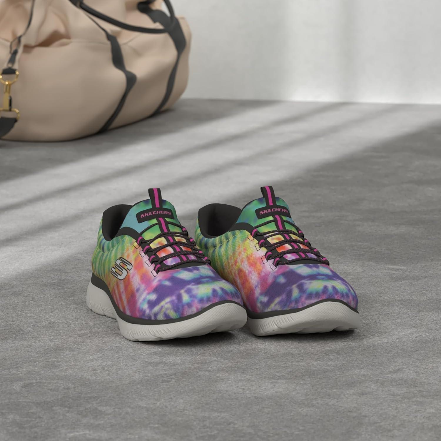 imageSkechers Womens Summits Quick Getaway SneakerBlack Multi