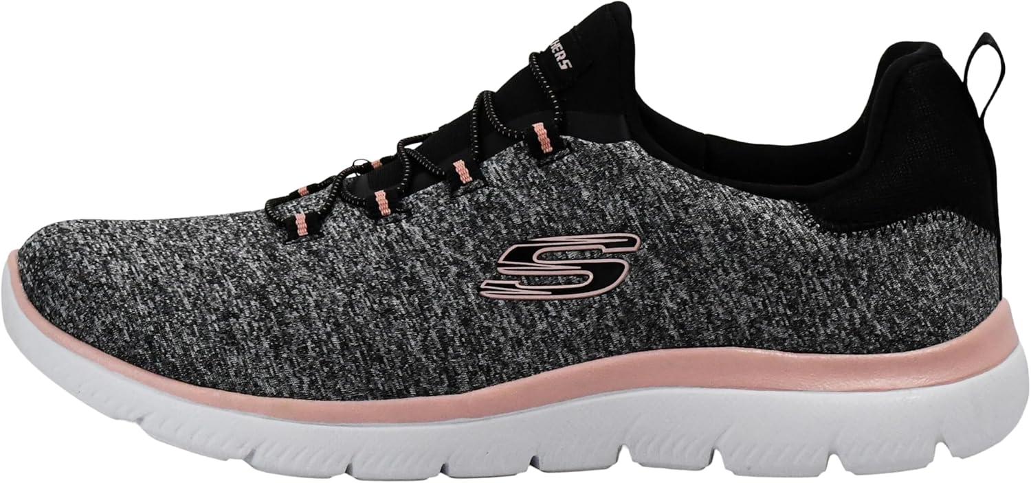 imageSkechers Womens Summits Quick Getaway SneakerBlackCoral