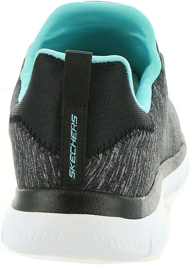 imageSkechers Womens Summits Quick Getaway SneakerBlackLight Blue