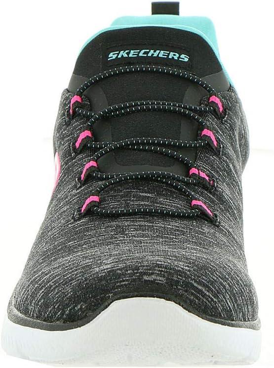 imageSkechers Womens Summits Quick Getaway SneakerBlackLight Blue