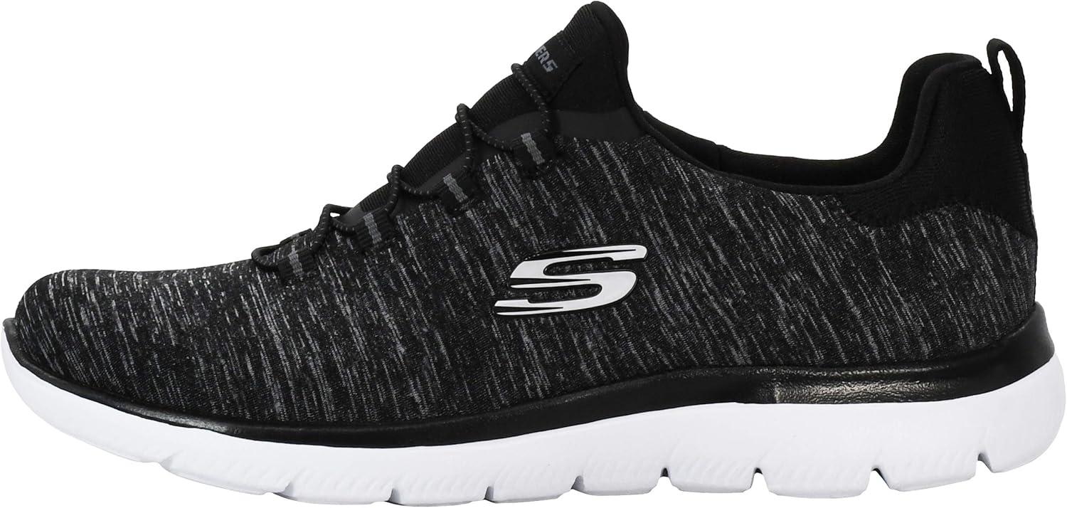 imageSkechers Womens Summits Quick Getaway SneakerBlackWhite