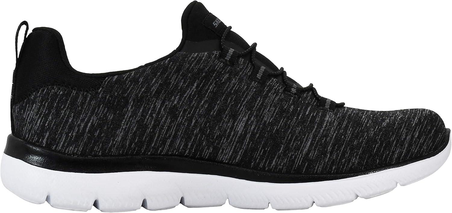 imageSkechers Womens Summits Quick Getaway SneakerBlackWhite