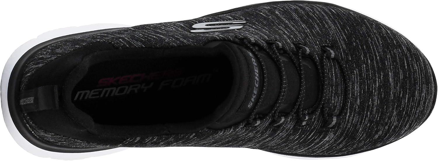 imageSkechers Womens Summits Quick Getaway SneakerBlackWhite
