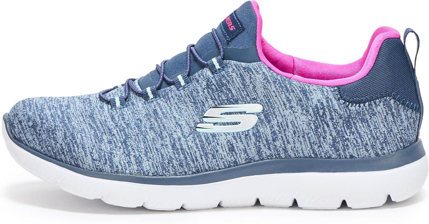 imageSkechers Womens Summits Quick Getaway SneakerBlueHot Pink