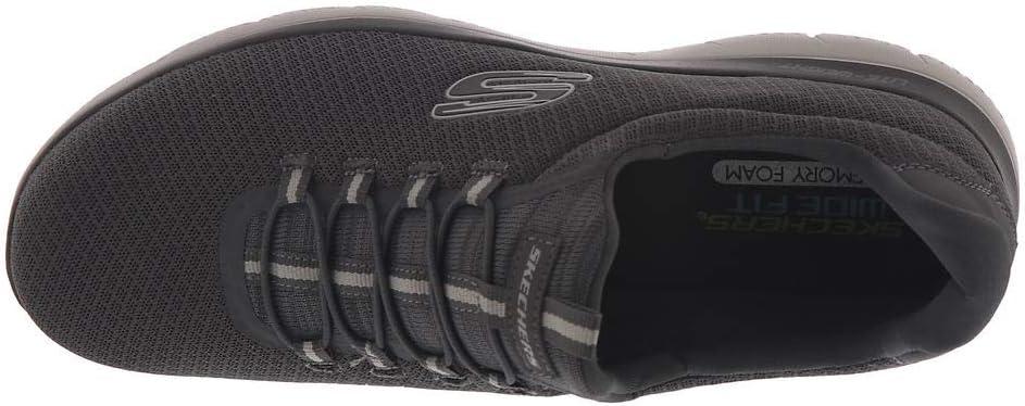 imageSkechers Womens Summits Quick Getaway SneakerCharcoal Mesh Trim