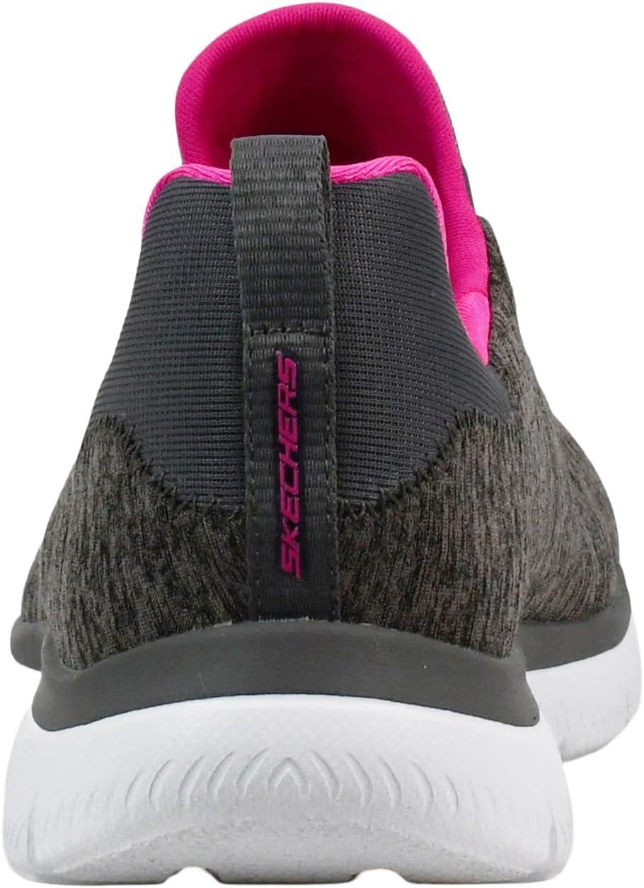 imageSkechers Womens Summits Quick Getaway SneakerCharcoalHot Pink