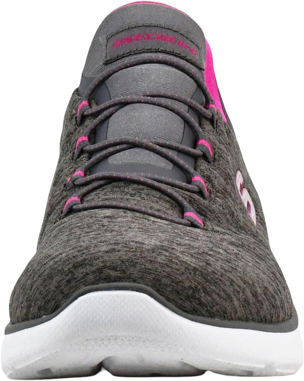 imageSkechers Womens Summits Quick Getaway SneakerCharcoalHot Pink