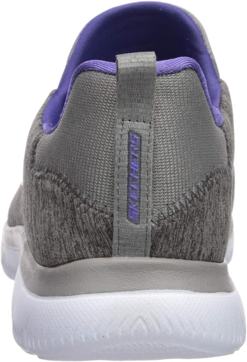imageSkechers Womens Summits Quick Getaway SneakerCharcoalPurple