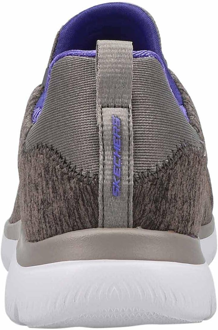imageSkechers Womens Summits Quick Getaway SneakerCharcoalViolet