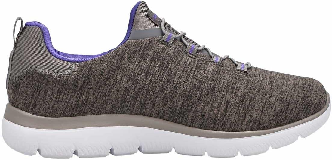 imageSkechers Womens Summits Quick Getaway SneakerCharcoalViolet