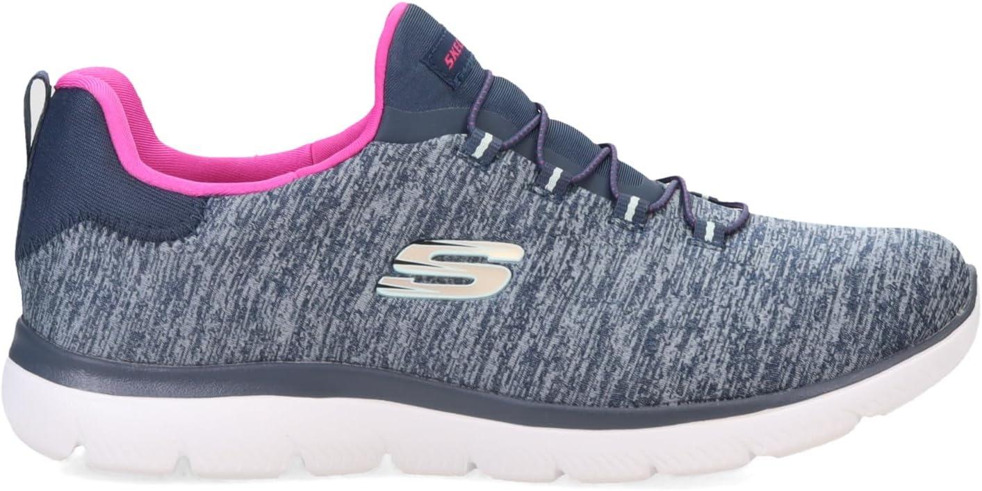 imageSkechers Womens Summits Quick Getaway SneakerGrey Navy Pink
