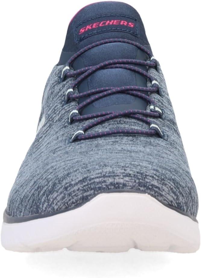 imageSkechers Womens Summits Quick Getaway SneakerGrey Navy Pink