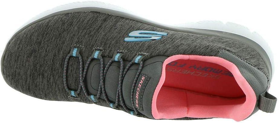 imageSkechers Womens Summits Quick Getaway SneakerGreyCoral