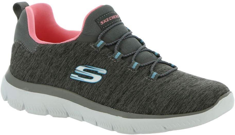 imageSkechers Womens Summits Quick Getaway SneakerGreyCoral