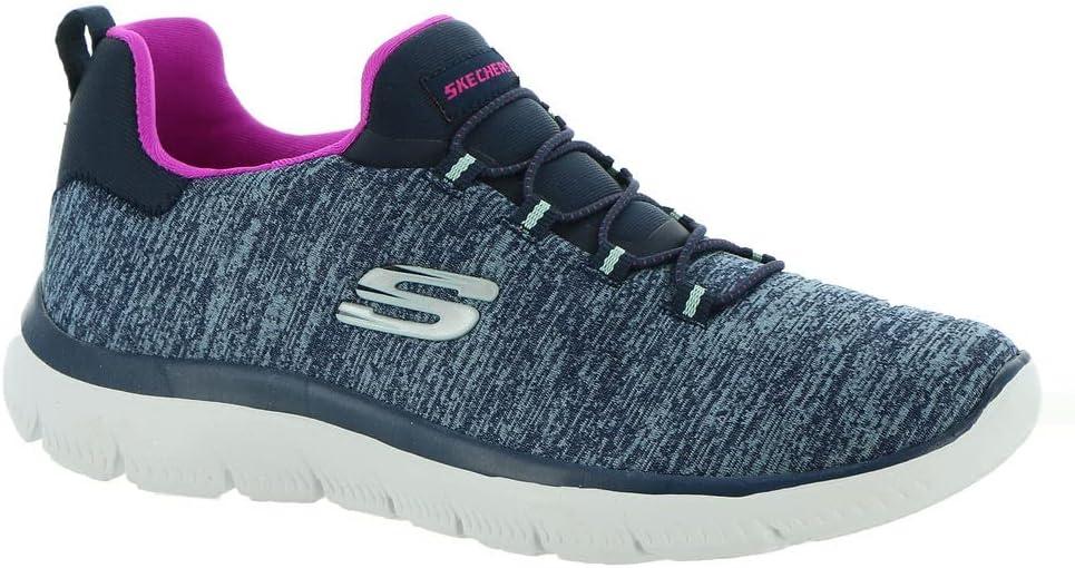 imageSkechers Womens Summits Quick Getaway SneakerNavyhot Pink