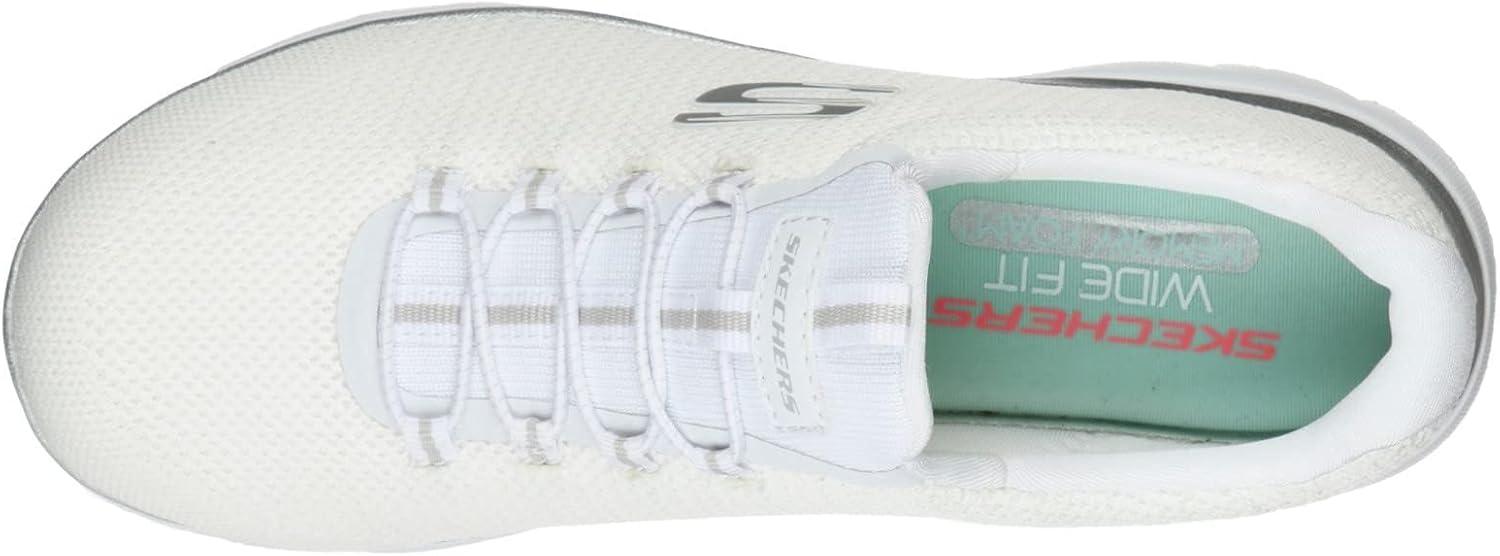 imageSkechers Womens Summits Quick Getaway SneakerWhite Silver