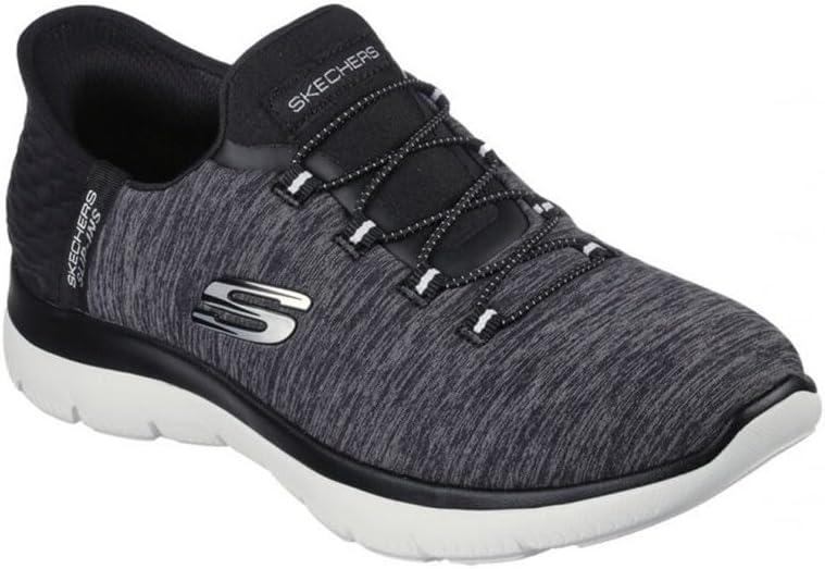 imageSkechers Womens Summits Dazzling Haze Hands Free Slip In SneakersBlack White