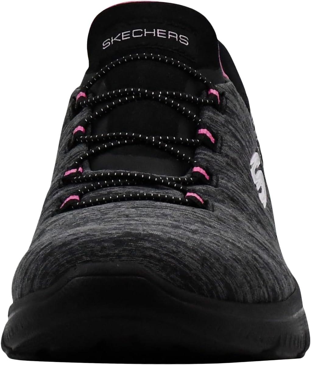 imageSkechers Womens Summits Dazzling Haze Hands Free Slip In SneakersBlackPink