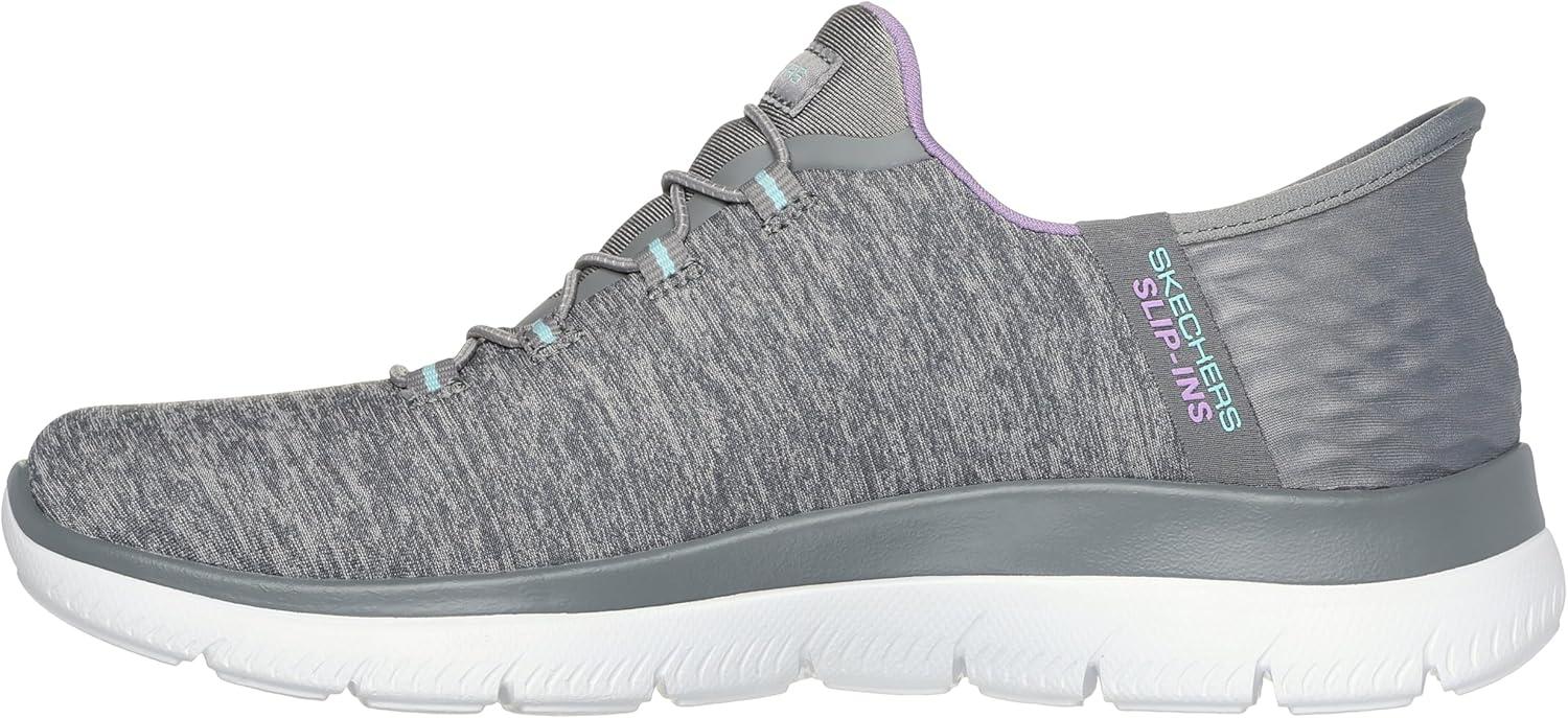 imageSkechers Womens Summits Dazzling Haze Hands Free Slip In SneakersGrey Mint