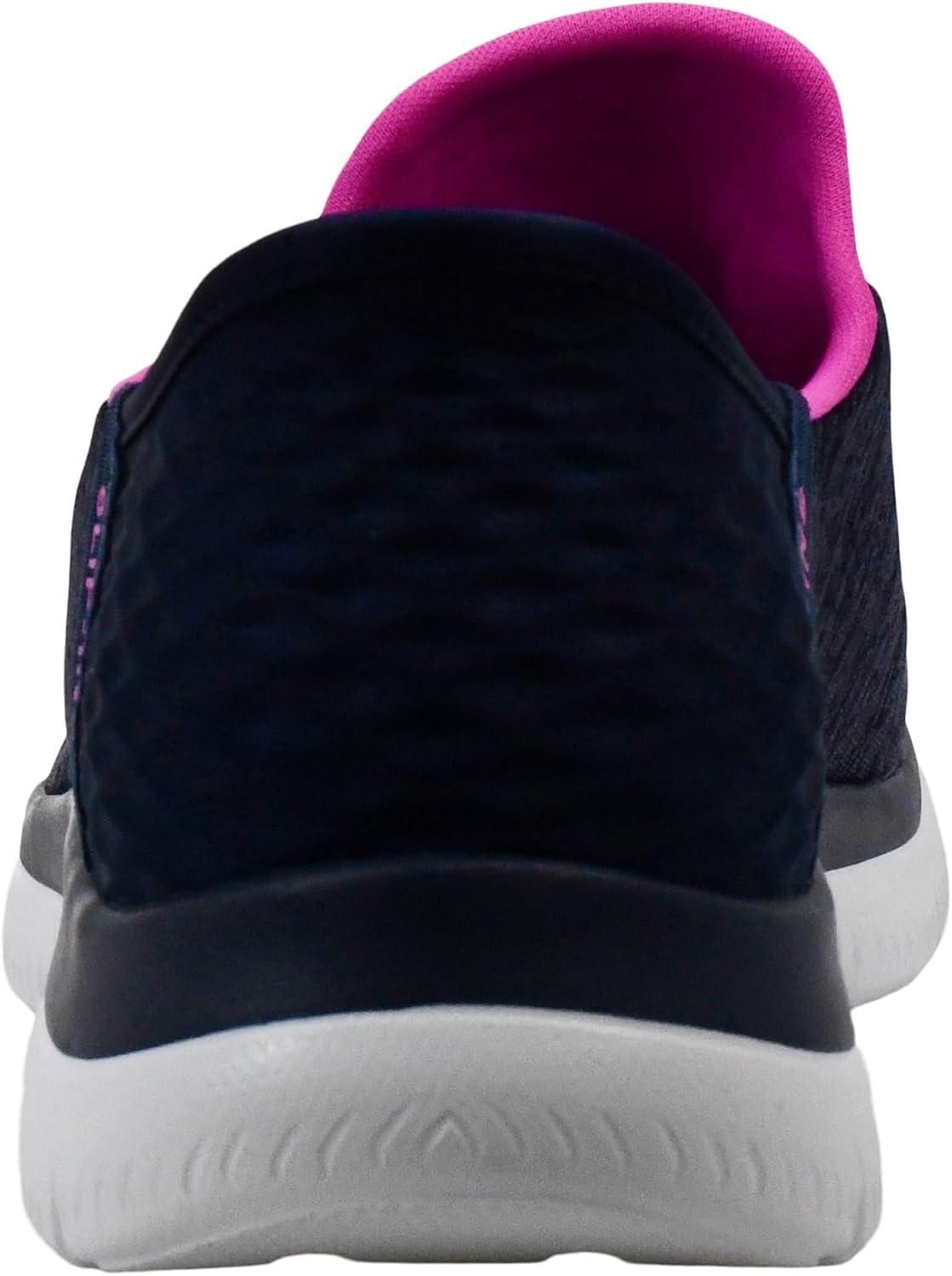 imageSkechers Womens Summits Dazzling Haze Hands Free Slip In SneakersNavyHot Pink