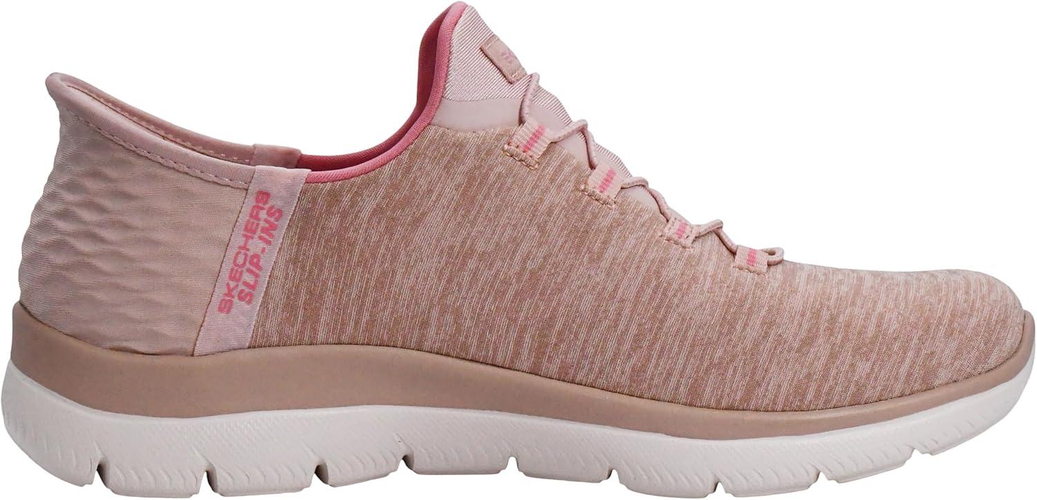 imageSkechers Womens Summits Dazzling Haze Hands Free Slip In SneakersRose