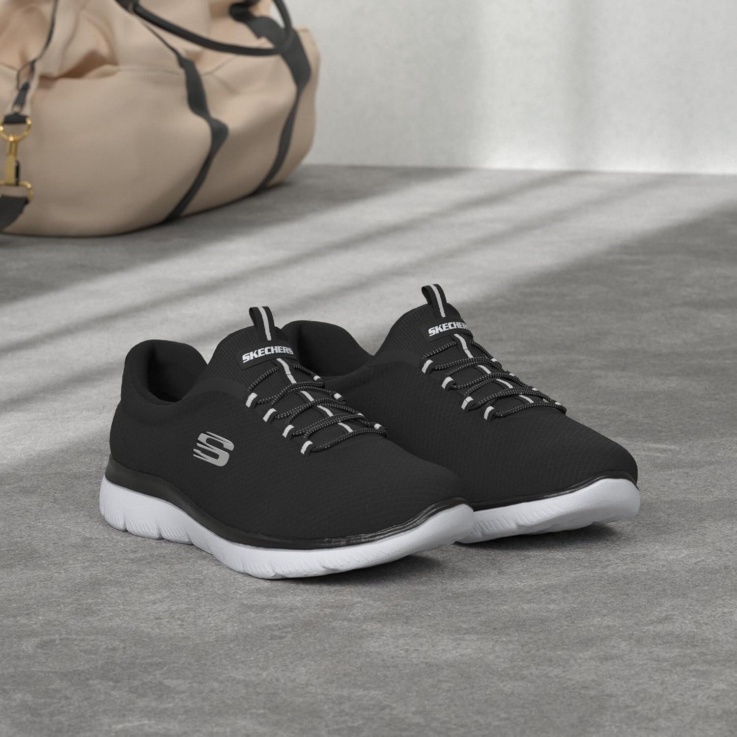 imageSkechers Womens Summits SneakerBlackBlack