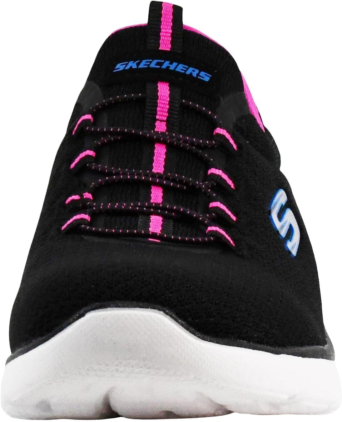 imageSkechers Womens Summits SneakerBlackHot Pink
