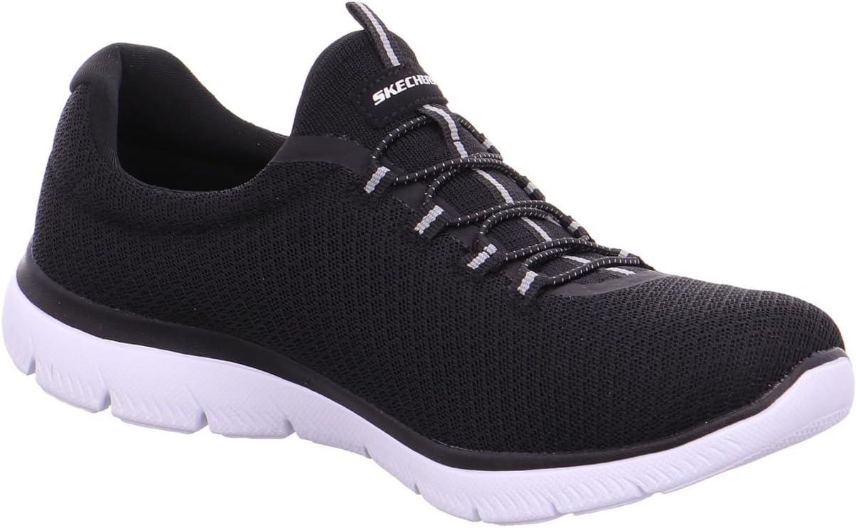 imageSkechers Womens Summits SneakerBlackWhite