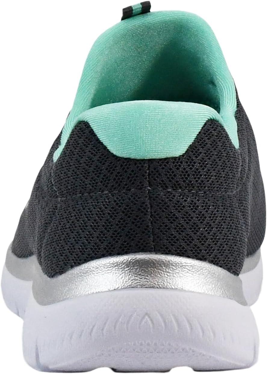 imageSkechers Womens Summits SneakerCharcoalGreen