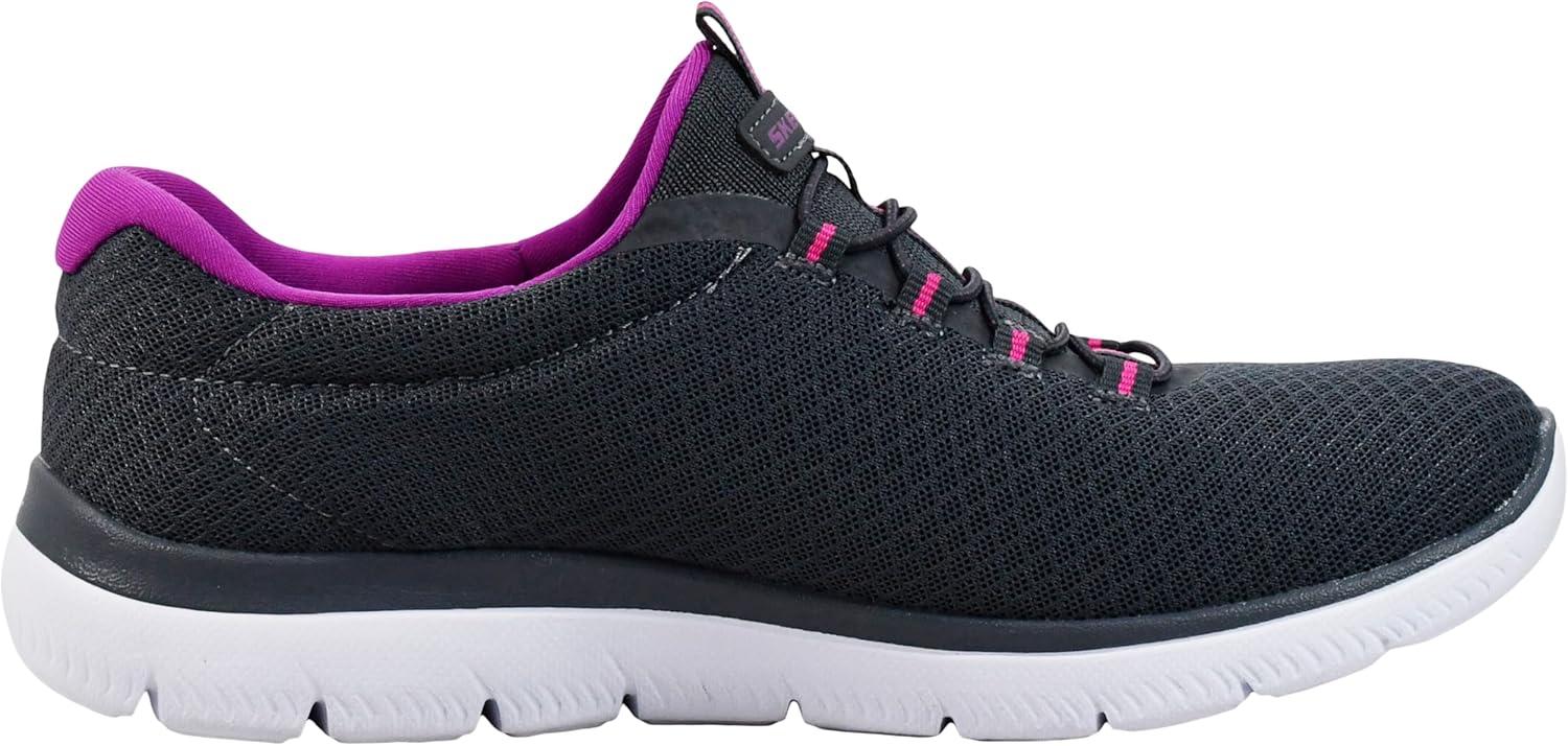 imageSkechers Womens Summits SneakerCharcoalPurple