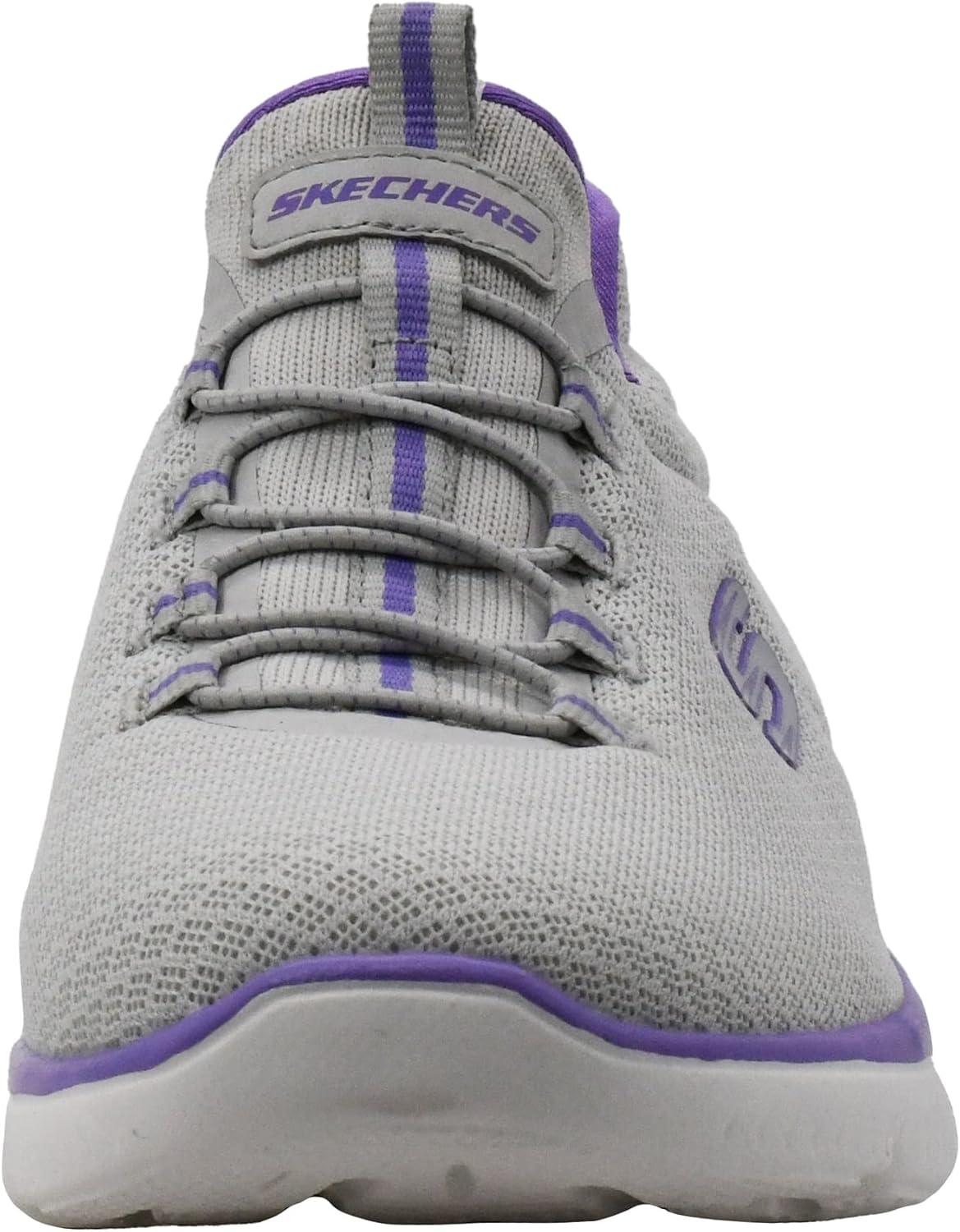 imageSkechers Womens Summits SneakerGreyPurple