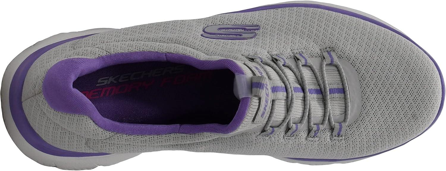 imageSkechers Womens Summits SneakerGreyPurple