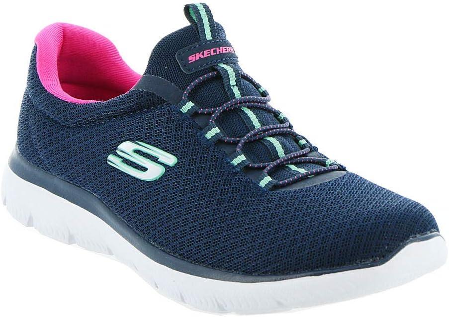 imageSkechers Womens Summits SneakerNavyHot Pink
