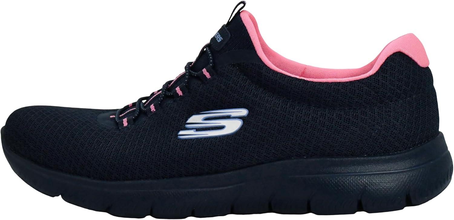 imageSkechers Womens Summits SneakerNavyPink