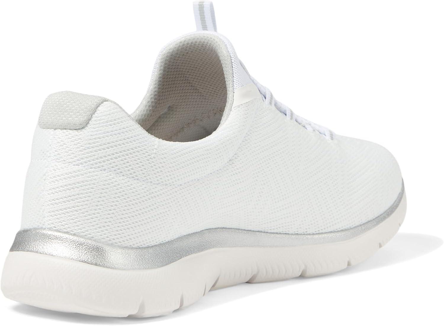 imageSkechers Womens Summits SneakerWhiteSilverwsl