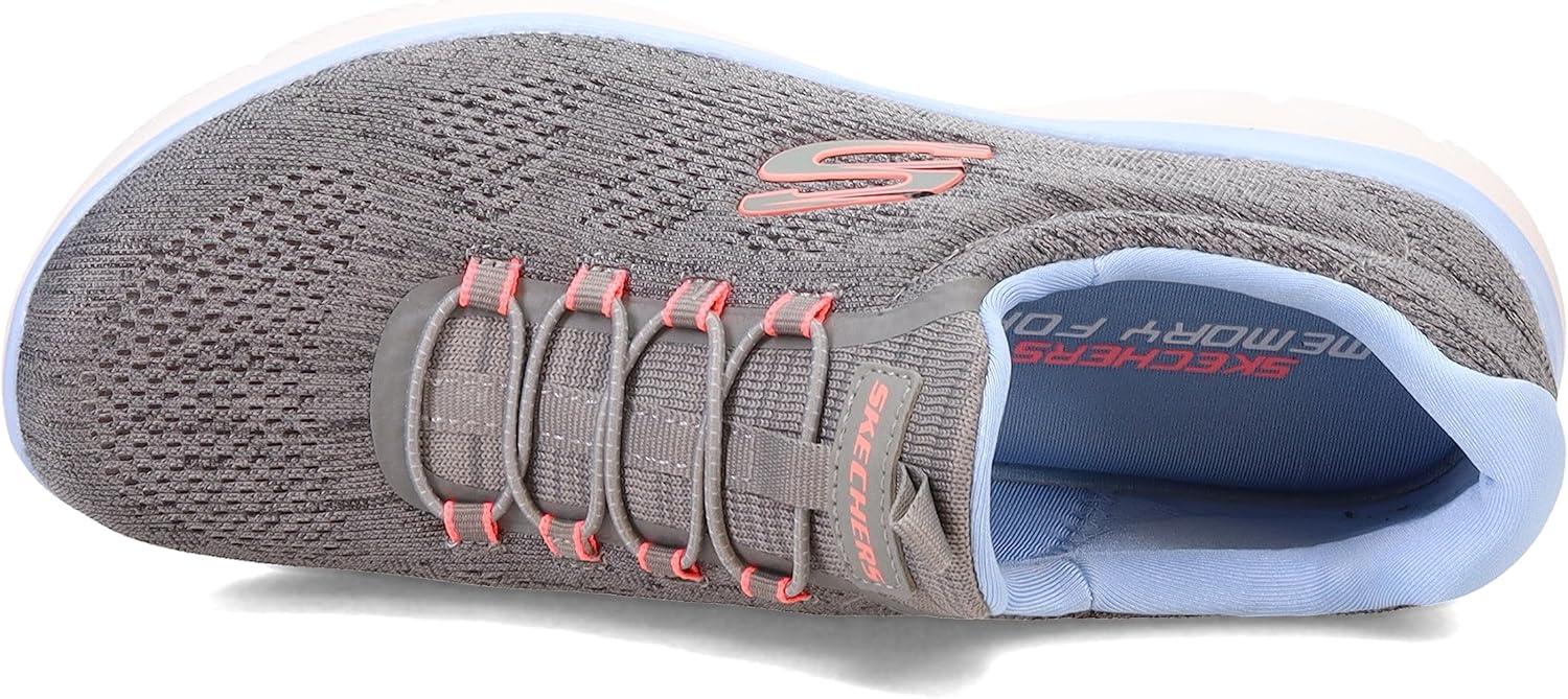 imageSkechers Womens Summits SneakersGreypinkblue
